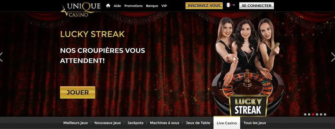 Unique casino en ligne France